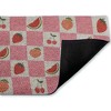 Stupell Industries Pink Kitchen Fruits Checkered Printed Outdoor Imitation Sisal Door Mat, design by Lil' Rue - 2 of 4