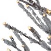 Northlight 4' Pre-Lit LED Brown Artificial Christmas Tree with Icicle Lights- Clear Lights - 4 of 4
