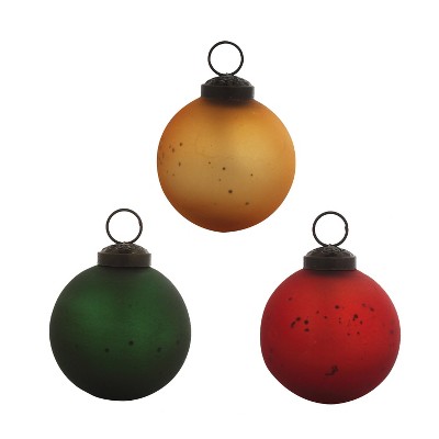 Evergreen 2.5'' Holiday Classic Round Ornaments, Set of 12