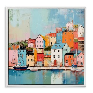 Stupell Industries Seaside Neighborhood Painting, 24" x 24" - 1 of 4