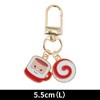 Unique Bargains Christmas Keychain Lobster Clasp Zinc Alloy Multicolored 2.17" 1 Pc - 2 of 4
