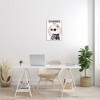 Stupell Industries Chic Kitty Cat Meow Glam Fashion Pink Circle Black Framed Giclee Art - 2 of 4