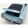 1969 Ford Mustang Mach 1 428 Cobra Jet Aztec Aqua Blue with Black Hood Limited Edition 1/18 Diecast Model Car by ACME - 4 of 4