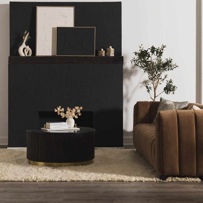 Hauteloom Kettering Solid Cream Wool Shag Rug