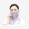 Anna-Kaci Women's Lightweight Face Cover Scarf with Floral Print - 2 of 2