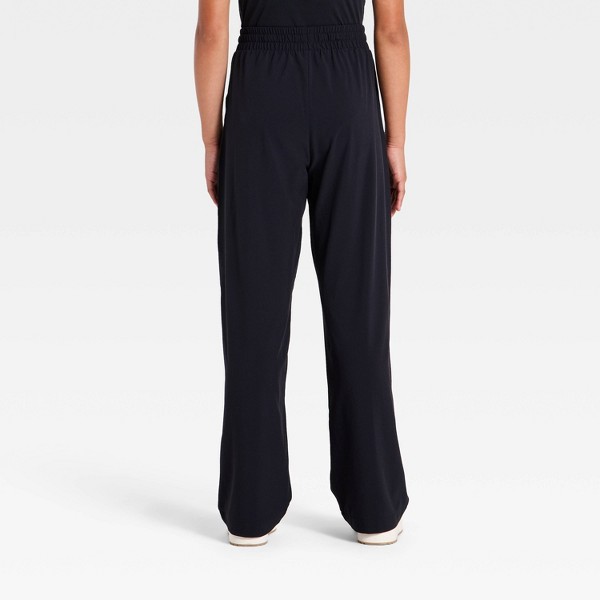 Pantalones rectos de tejido ligero para niña - All In Motion™ 2