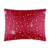 Greenland Home Fashions Deck the Halls Sham – Red Holiday Decorative Pillow Cover, Festive Cotton Quilted Design - 2 of 4