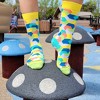 Intricate Geometric Puzzle Socks (Tween Sizes, Small) from the Sock Panda - image 2 of 3