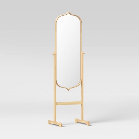20" x 66" Top and Bottom Peak Standing Mirror Natural - Opalhouse™ - image 1 of 4