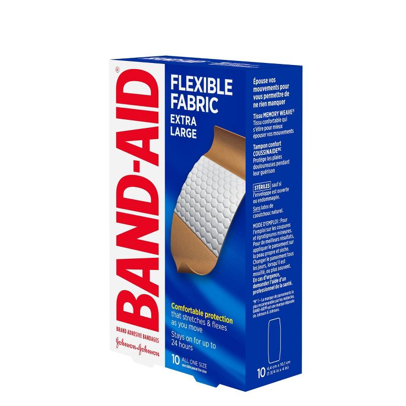 Band-Aid Heavy Duty Flex Bandage - 10ct, 5 of 9