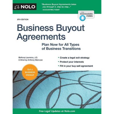 Business Buyout Agreements - 8th Edition by  Anthony Mancuso & Bethany K Laurence (Paperback)