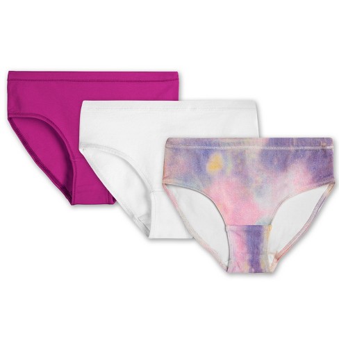 Mightly Girls Fair Trade Organic Cotton Underwear - X-small (4/5), Sunset  Tie Dye Combo, 3-pack : Target