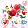JOYIN 26 Packs Valentines Day Cards with Building Blocks, Prefilled Hearts Filled with Animal Building Blocks for Kids Classroom Exchange Prize Gift - 3 of 4