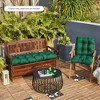 ARTPLAN Outdoor 48 Inch Bench Cushion Tufted for Outdoor Furniture, 48"x18"x4" Wicker Patio Loveseat Cushion All Weather - 2 of 4