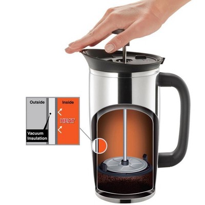 Zojirushi 34 oz Stainless Steel Vacuum Insulated French Press