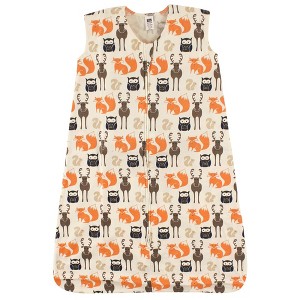 Hudson Baby Infant Boys Cotton Sleeveless Wearable Sleeping Bag, Sack, Blanket, Forest - 1 of 1