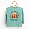 Coquette Pumpkin Patch Girly - Toddler Long Sleeve Graphic Tee and Youth Long Sleeve Graphic T-Shirt - 2 of 3