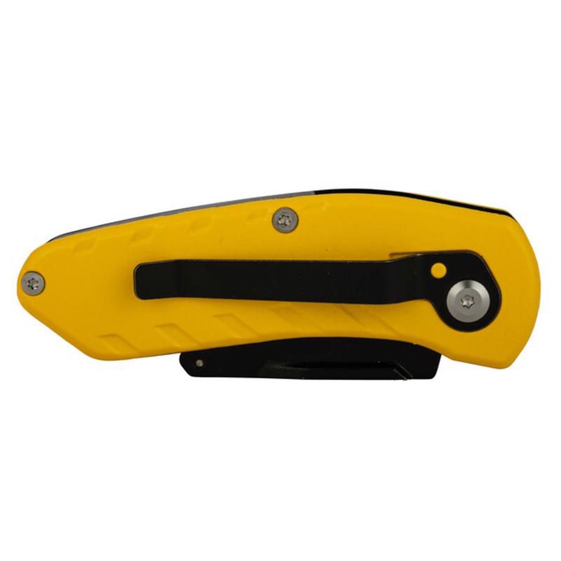 Stanley 4 in. Folding Compact Utility Knife Black/Yellow 1 pc, 4 of 6