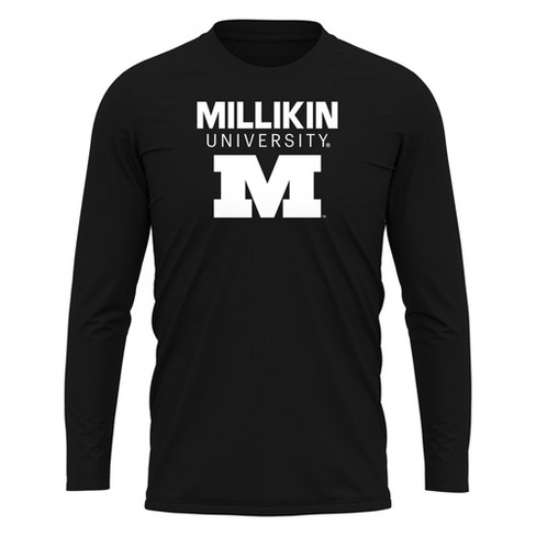 Millikin University Adult Sport Long Sleeve Primary Logo, Black - image 1 of 4