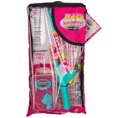 Kid Casters Fishing Kit Fun Bag - Pink