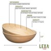 Lexa Bamboo Salad Bowl Set, 12 Inch x 2 - 2 of 4