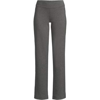 Lands' End Women's Petite Sport Knit High Rise Elastic Waist Pants -  X-small - Warm Graphite Multi Plaid : Target