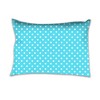 Bacati - Aqua Pin Dots 3 pc Toddler Bed Sheet Set - 4 of 4
