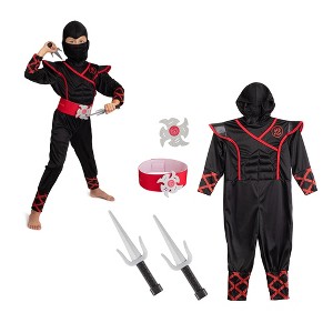 Bintiva Dress Up / Drama Play Ninja Trunk Set - 1 of 4