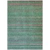 HomeRoots 5' X 8' Green And Blush Striped Washable Indoor Outdoor Area Rug - 4 of 4