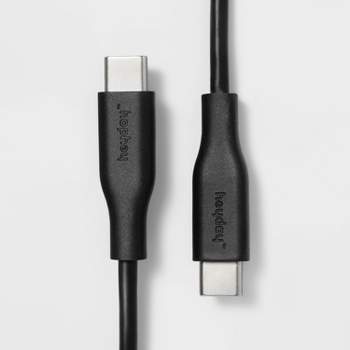 1FT Black Short Usb C Cable C To Type C Male Sync Charge OTG Cable