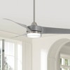 56" Minka Aire Veer Brushed Nickel LED Ceiling Fan with Remote - 2 of 4