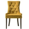 Lyngins Set of 2 Luxury Tufted Dining Chair with Nailhead Trim & Compact Legs, Velvet Upholstered Kitchen Chair, Side Chair for Dining Room - 4 of 4