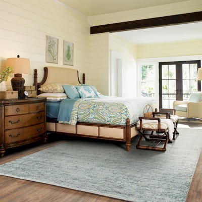Handmade Luxe Gray Wool-Viscose 5' x 8' Tufted Area Rug