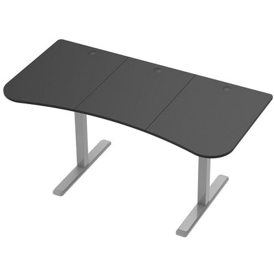 AdjustaFlex 44.8" Grey Electric Sit-Stand Desk Frame with Single Motor