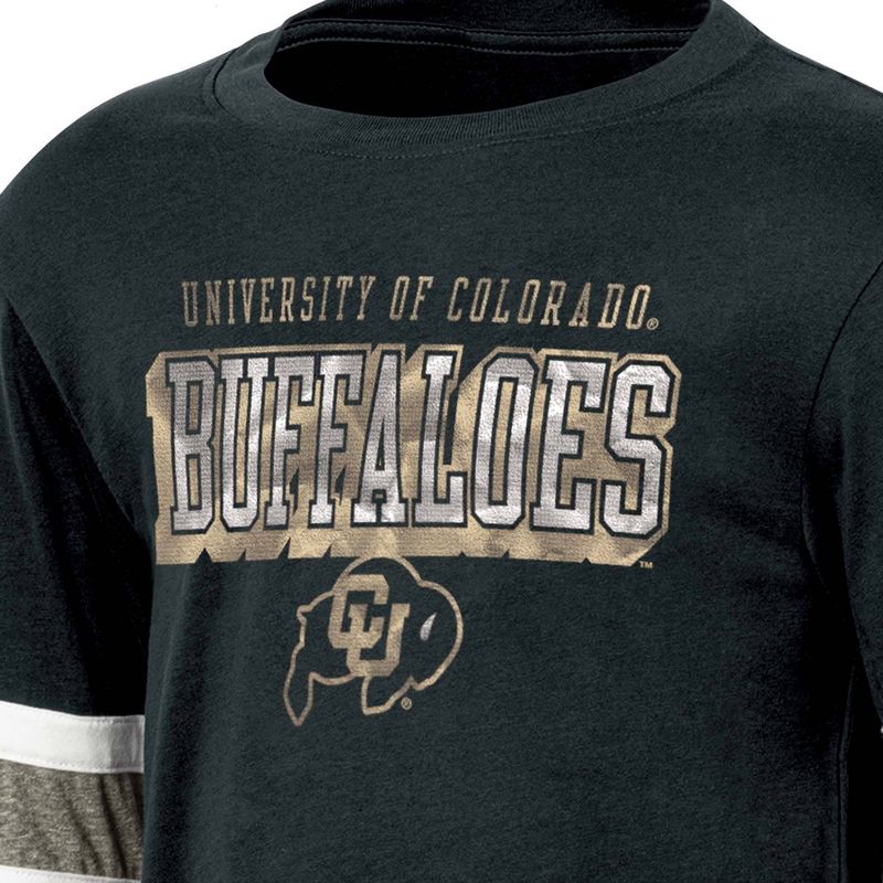 NCAA Colorado Buffaloes Boys&#39; Long Sleeve T-Shirt, 3 of 4