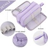 Fmeida Large Capacity Pen Pencil Case with 4 Compartments, Multi-Slot Pencil Pouch Bag Aesthetic School Supplies Organizer - 4 of 4