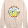 Women's - Spongebob Squarepants - Kawaii Lightweight French Terry Wide Neck Long Sleeve Shirt - 2 of 4