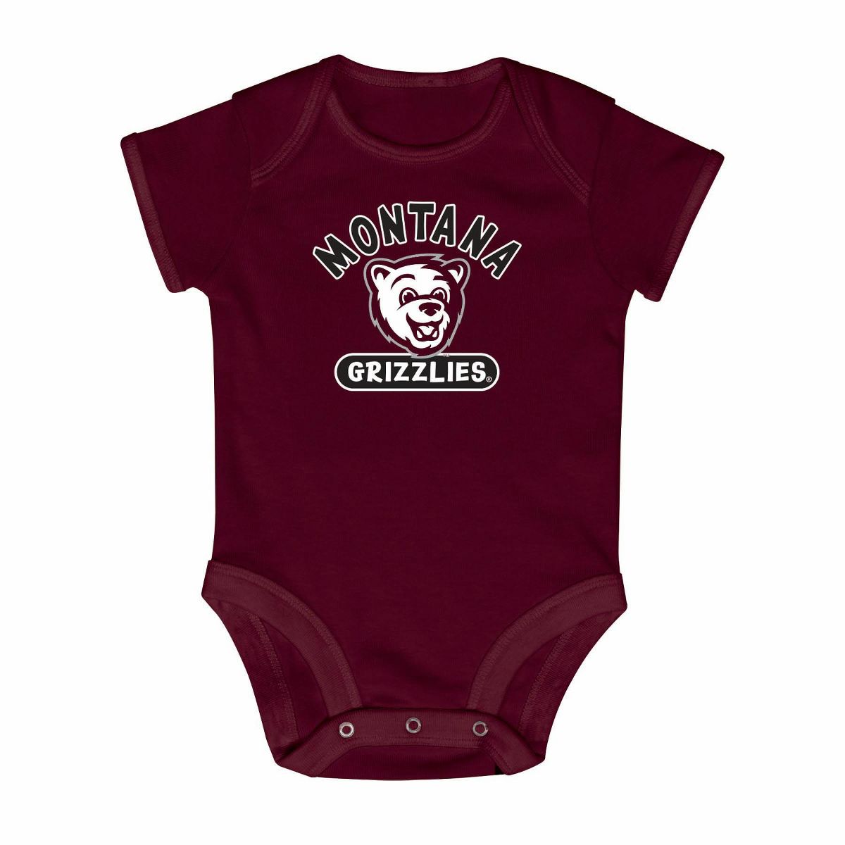 NCAA Montana Grizzlies Newborn 2pk Bodysuit - thumbnail 2