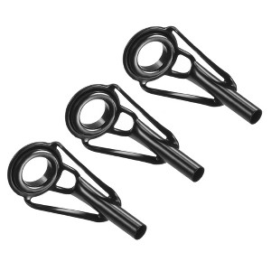 Unique Bargains Tube Dia Fishing Rod Tips Repair Kit Stainless Steel Ring Guide - 1 of 4