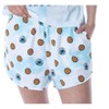 Seven Times Six Sesame Street Womens' Cookie Monster Tie Dye Shirt Short Sleep Pajama Set Multicoloured - 4 of 4