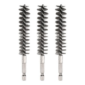 Unique Bargains Stainless Steel Cleaning Tools and Accessories Durable 1/4 Inch Hex Bore Brushes - 1 of 4