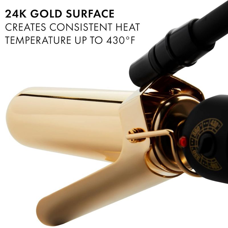 Hot Tools Pro Artist 24K Gold Marcel Iron | Long Lasting Curls, Waves (5/8 in), 3 of 8