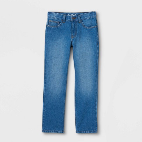 Boys' Relaxed Straight Fit Jeans - Cat & Jack™ : Target