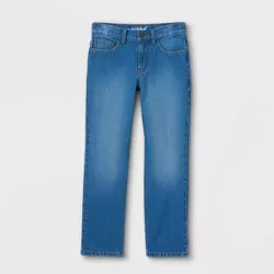 Boys' RelaxedStraight Fit Jeans - Cat & Jack™ Medium Wash 5
