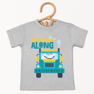 The Juniper Shop SmileyWorld Trucking Along Toddler Short Sleeve Tee - 1 of 4
