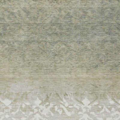 HomeRoots 10' X 14' Beige And Taupe Damask Washable Indoor Outdoor Area Rug