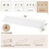 Itopfox King Wedge Pillow Headboard, Bed Wedge Pillow for Headboard, Foam Headboard Pillow, Bed Gap Filler King - Fill The Gap, Mattress Gap Filler - 4 of 4