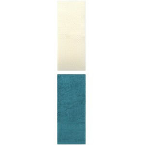 REGALWOVEN Solid Absorbent Soft Cotton Hand Towels for Bathroom Hotel and Spa 13" x 30" 2 Pcs - 1 of 4