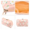 Unique Bargains Women's Portable Floral PVC Large Makeup Bag 1 Pc - 3 of 4