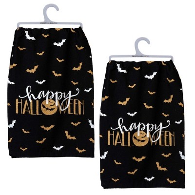 Decorative Towel 28.0" Happy Halloween Cotton Kitchen  -  Kitchen Towel